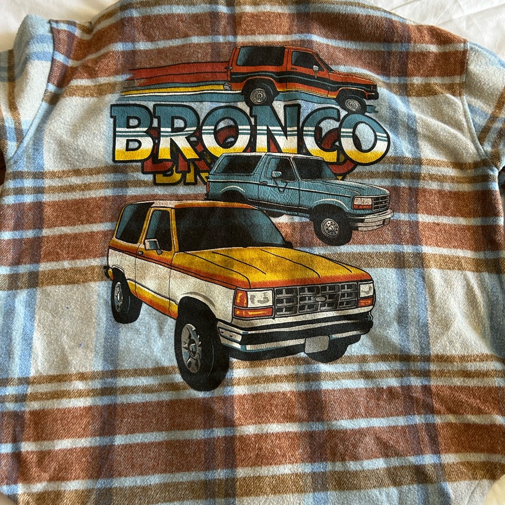 Bronco Graphic Plaid Jacket